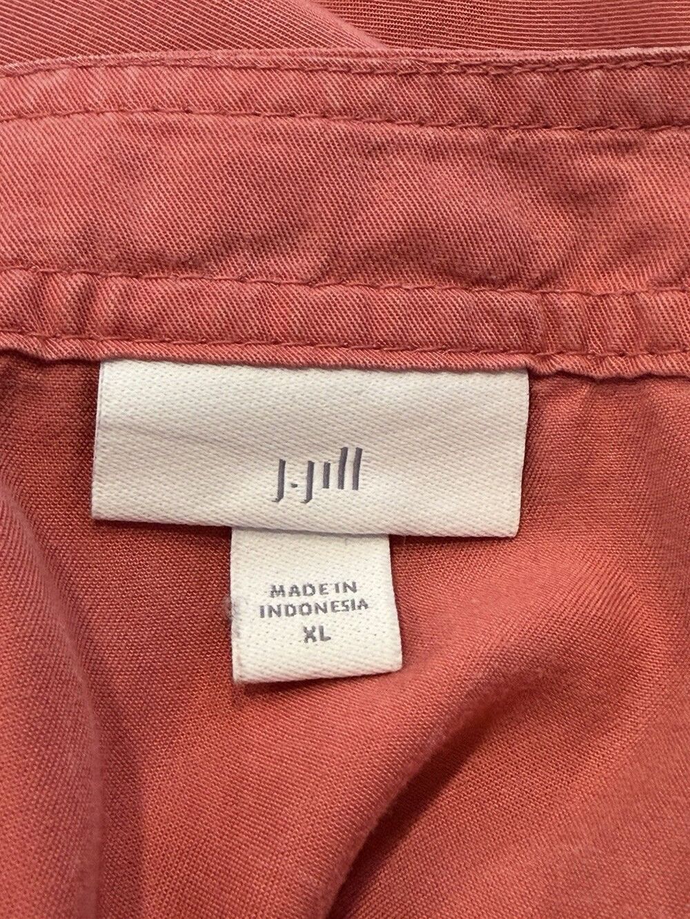 J Jill Womens Tencel Popover Tunic Peasant Top Size XL Boho Artsy Oversized - Picture 6 of 6